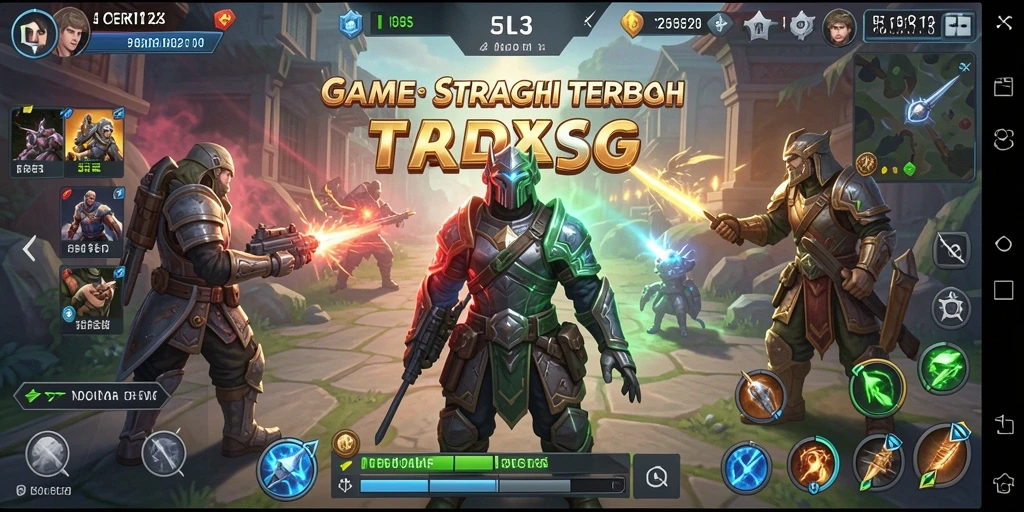 Tampilan gameplay CERI123 dengan grafis menawan dan strategi mendalam.