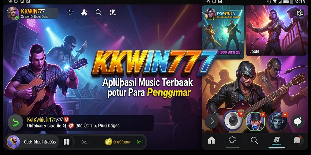 Tangkapan layar KKWIN777 menampilkan pengalaman bermain musik yang seru.
