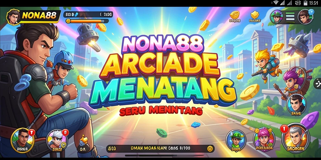 Screenshot gameplay <strong>NONA88</strong> menampilkan aksi seru dalam permainan Arcade.