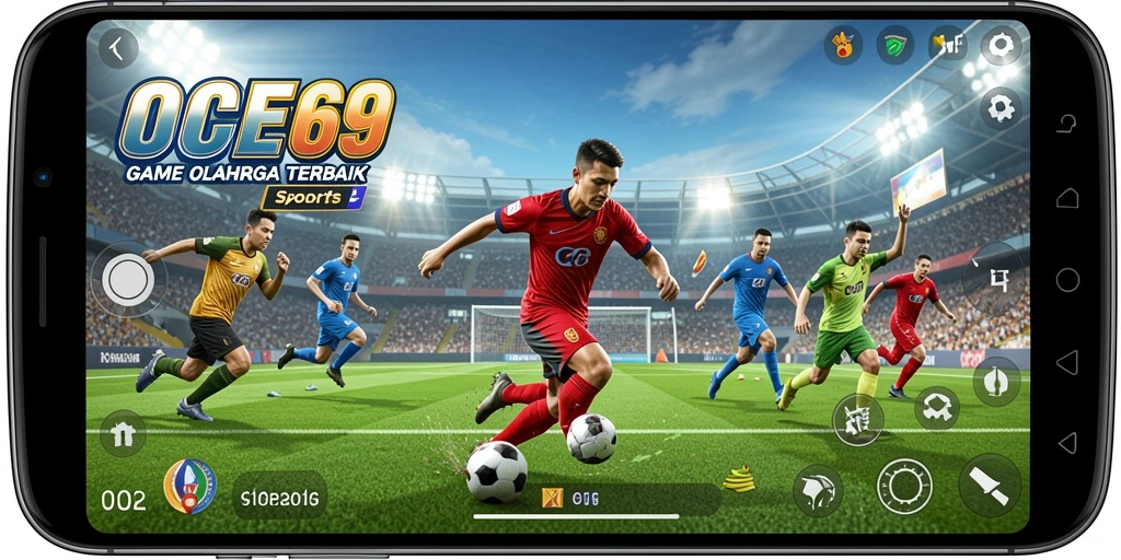 Tampilan gameplay seru dan kompetitif OCE69 di dalam pertandingan.