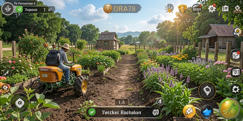 Tampilan gameplay ORA78 yang menawan dan menantang.