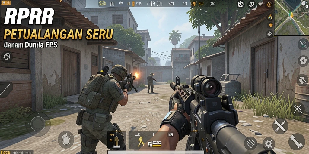 Tampilan gameplay RPRR yang mendebarkan dan penuh aksi.