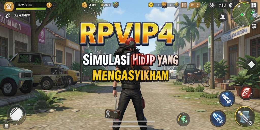 Screenshot gameplay RPVIP4 yang menampilkan momen mendebarkan.