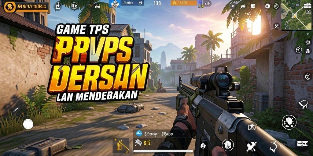 Tangkapan layar gameplay RPVIP5 dengan aksi tembak-menembak intens.
